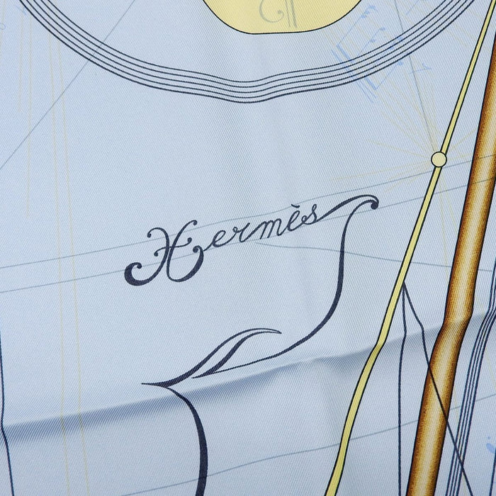 HERMES 
スカーフ 大判 シルク 
カレ 90 La Musique des spheres 球体が奏でる音楽