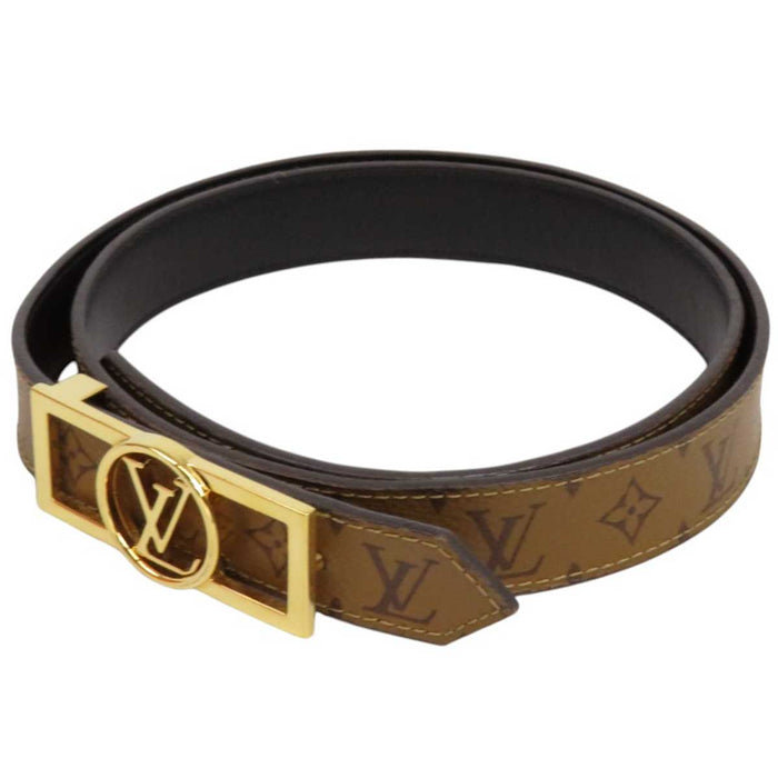 LOUIS VUITTON
LV Logo Gold Color Metal
Dauphine 25MM Reversible Belt