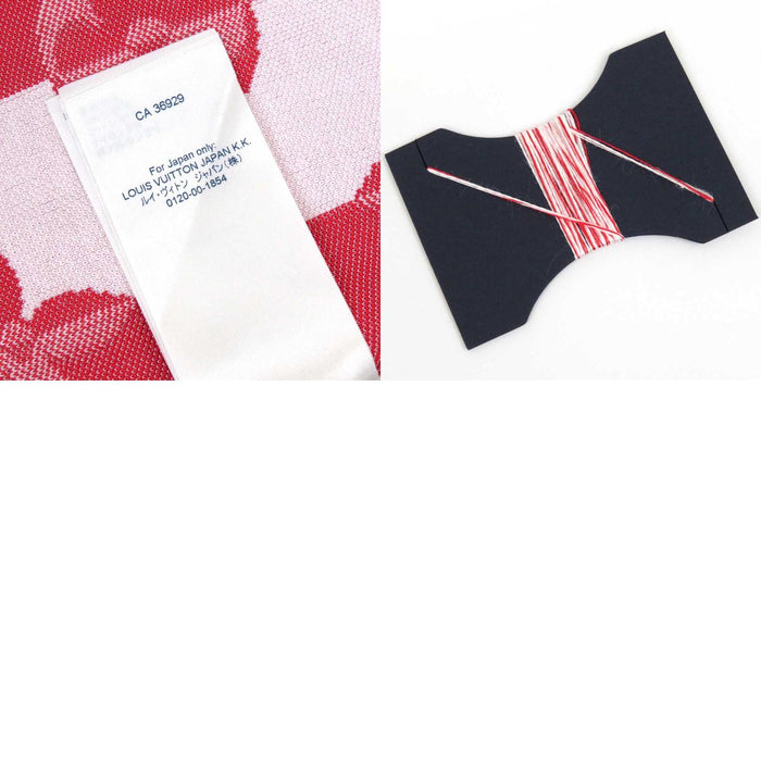 LOUIS VUITTON 
LV シルク 
モノグラム ストライプ ノースリーブ ニット