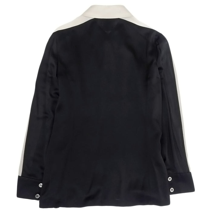 CHANEL 
98P COCO ココボタン 
ココマーク ヴィンテージ シルクシャツ