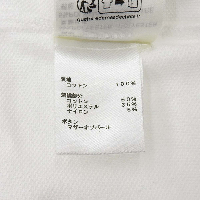 LOUIS VUITTON 
LV brodé coton 
Polo piqué logo brodé