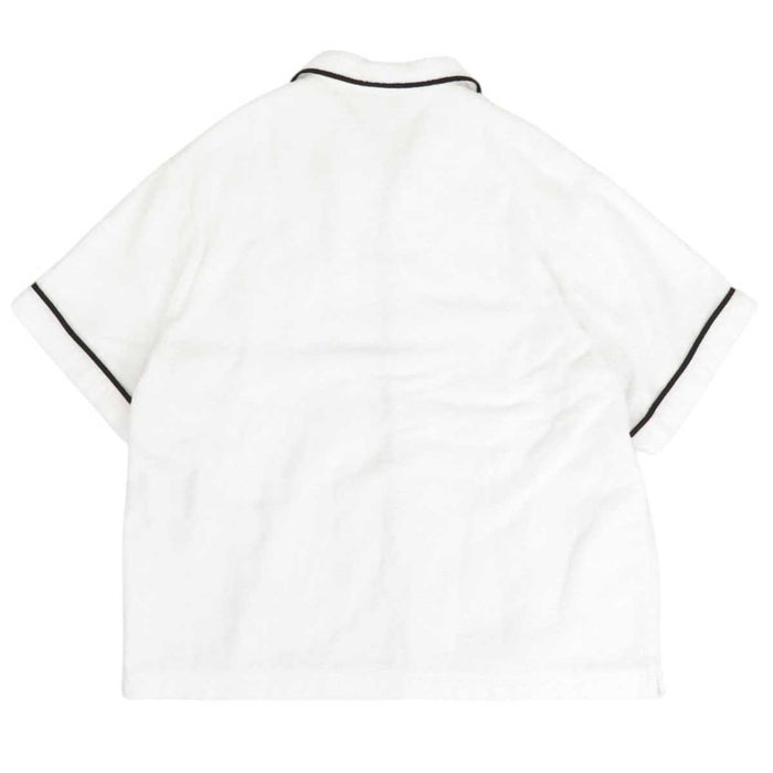 PRADA 
ショートスリーブ 
トライアングルロゴ コットンテリー シャツ