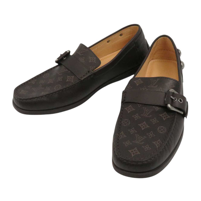 LOUIS VUITTON 
LV 
モノグラム レザー ドライビングシューズ