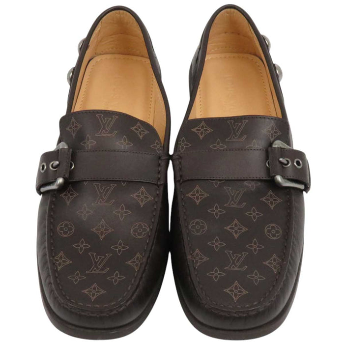 LOUIS VUITTON 
LV 
モノグラム レザー ドライビングシューズ