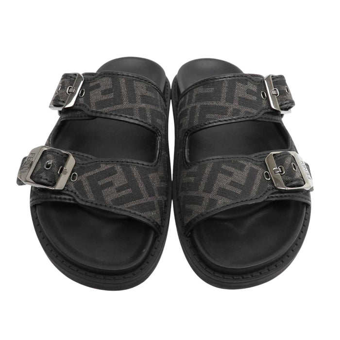 FENDI 
FF柄 ジャカード ファブリック 
ズッカ柄 フィール サンダル