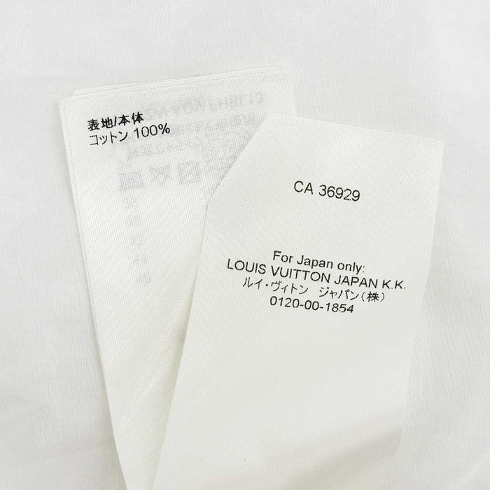 LOUIS VUITTON 
LV フリル 
モノグラム プルオーバー フレンチスリーブ ブラウス