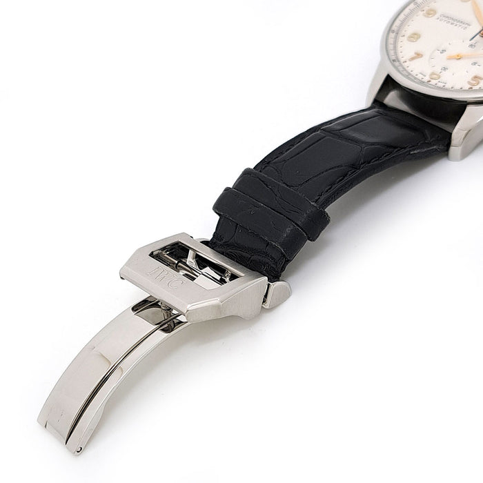 IWC 
Portuguese Chronograph 
With box and warranty card