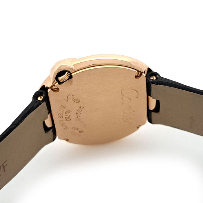 CARTIER 
Orologio Ballon Blanc de Cartier con diamanti 
Con scatola e garanzia
