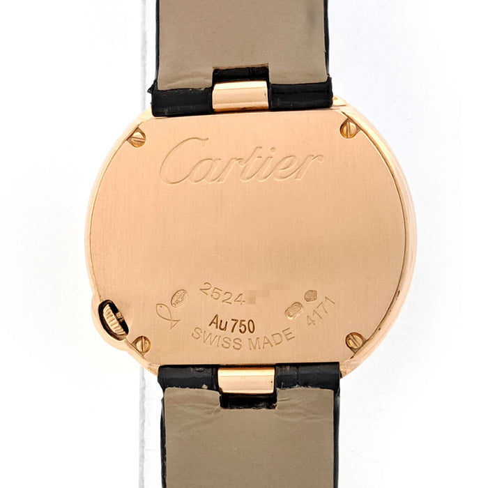 CARTIER 
Orologio Ballon Blanc de Cartier con diamanti 
Con scatola e garanzia