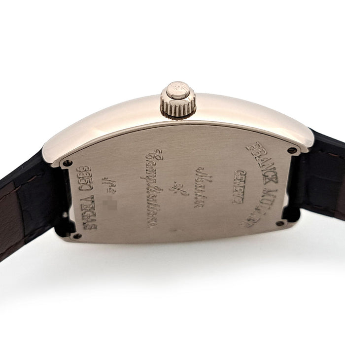 FRANCK MULLER 
Tonneau Courbe Vegas 
Avec boîte et garantie