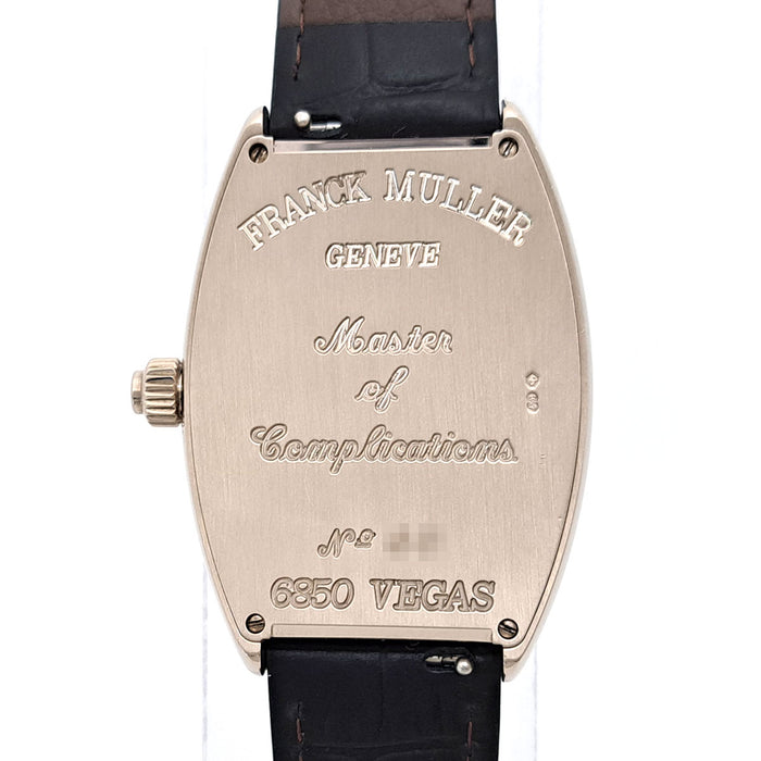 FRANCK MULLER 
Tonneau Courbe Vegas 
Avec boîte et garantie