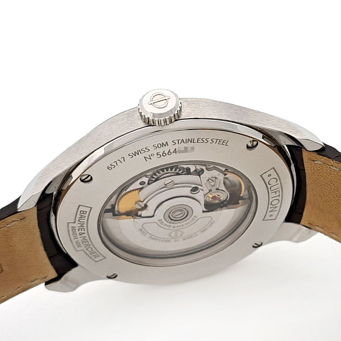 Baume & Mercier 
クリフトン デイト 
箱ギャラ付