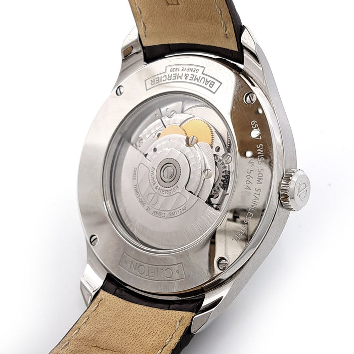 Baume & Mercier 
クリフトン デイト 
箱ギャラ付