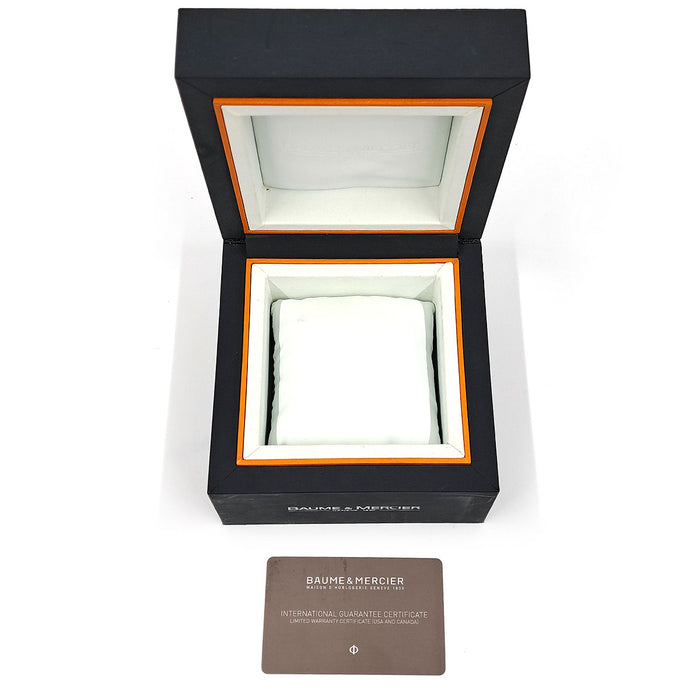 Baume & Mercier 
クリフトン デイト 
箱ギャラ付
