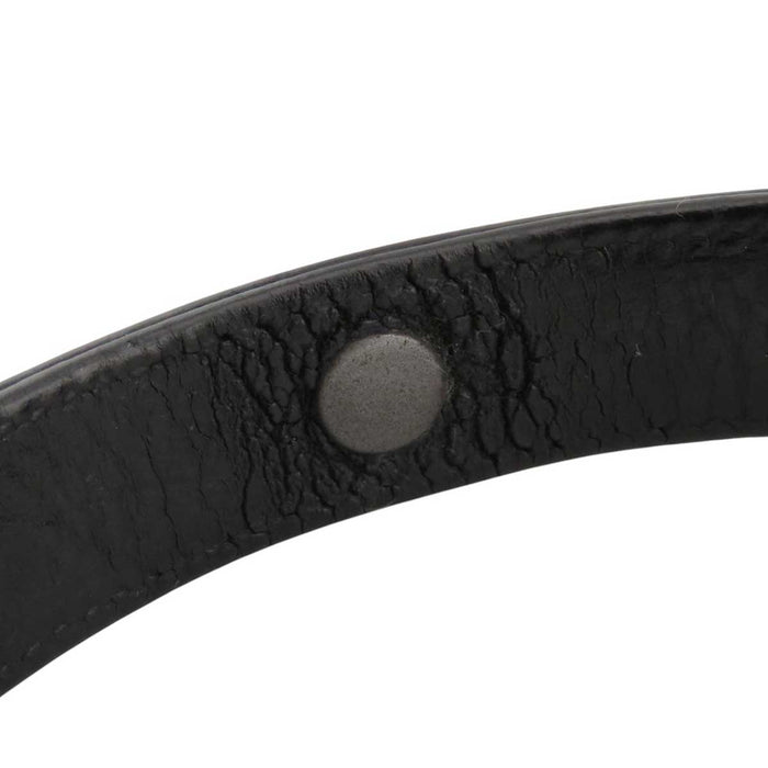 CHROME HEARTS 
GUNSLINGER 1995 Engraving Cross Ball CH 
Gunslinger Cross Ball Leather Bracelet
