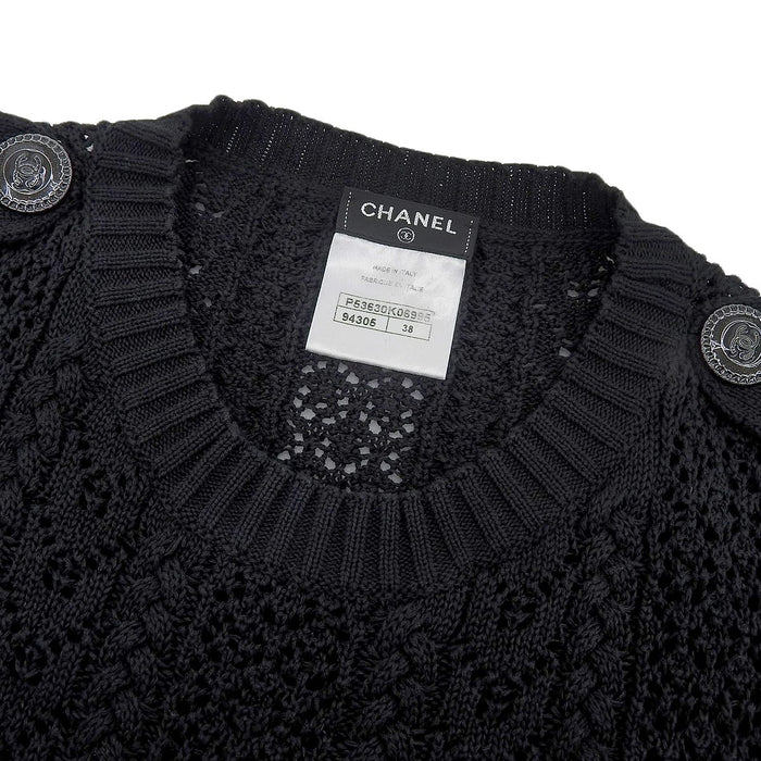 CHANEL
COCO Coco Button Openwork Knitting
Coco Mark Short Sleeve Cotton Knit