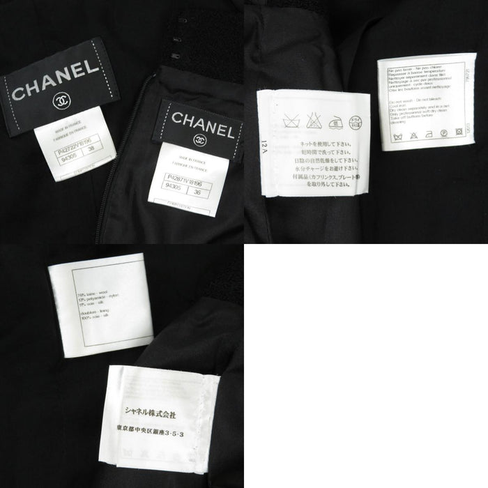 CHANEL
COCO CC Coco Button Rhinestone Silk Blend
Coco Mark Tweed Set Up