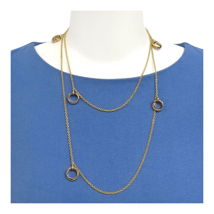 CARTIER 
Collana Baby Trinity 5 motivi