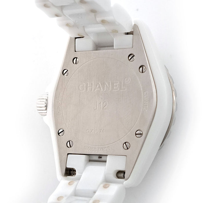 CHANEL 
J12　33mm　12Pダイヤ　新型バックル 
ギャラ付