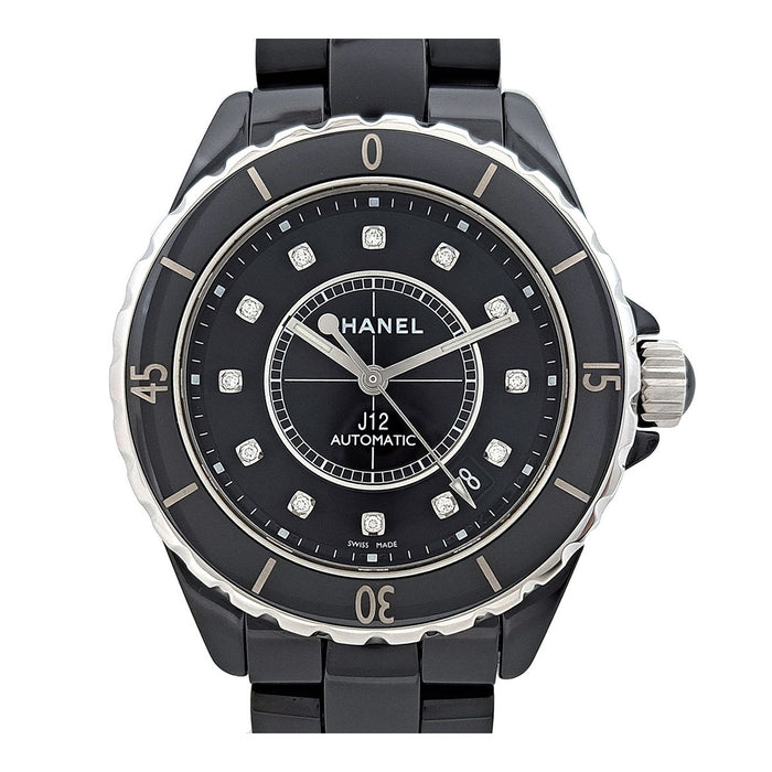 CHANEL 
J12　12Pダイヤ 
箱ギャラ付