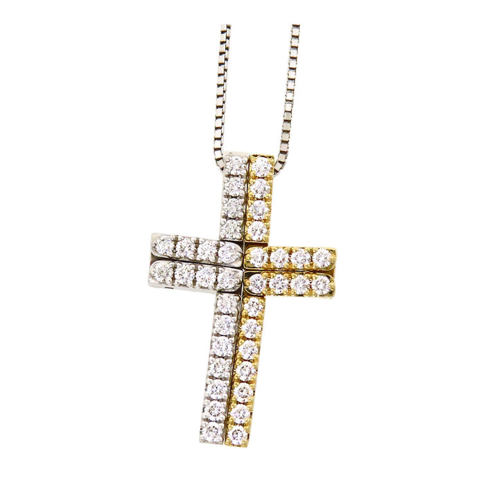 TASAKI 
Cross Necklace Diamond