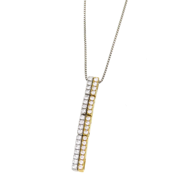 TASAKI 
Cross Necklace Diamond