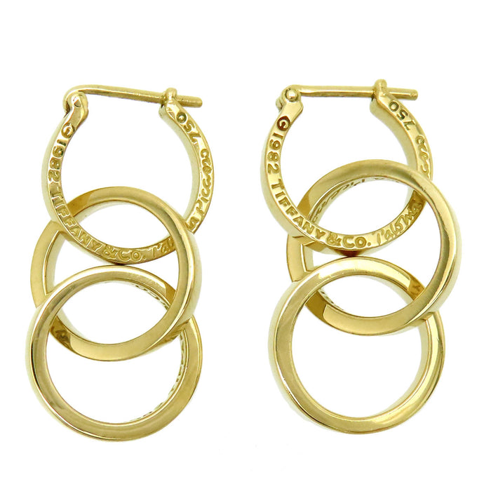 TIFFANY&Co. 
トリプルサークル フープ ピアス
