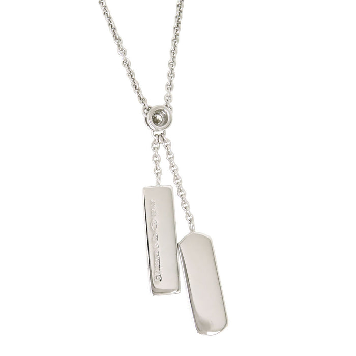 TIFFANY&Co. 
1837 Double Bar Drop Necklace