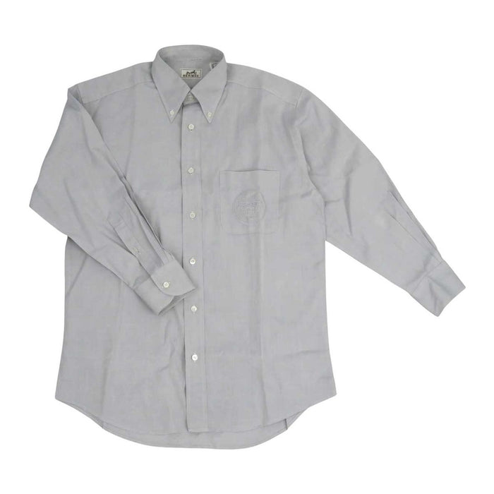 HERMES
Logo Embroidery Cotton
Exlibris Embroidery Long Sleeve Shirt