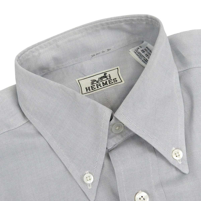 HERMES
Logo Embroidery Cotton
Ex Libris Embroidery Long Sleeve Shirt