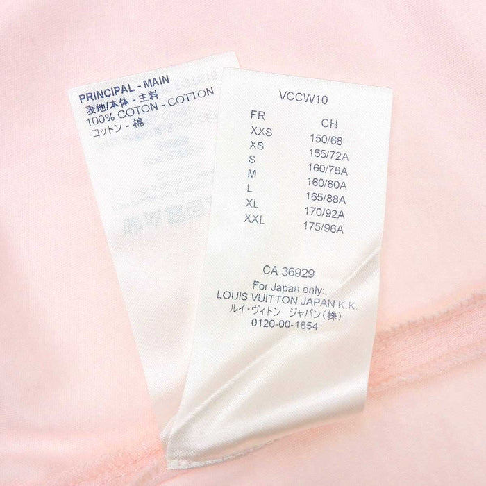 LOUIS VUITTON 
Logo imprimé coton RW191W DMF FGTS15 
T-shirt tampon LV