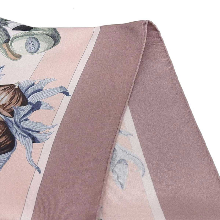 HERMES 
Seta grande formato Teddy Bear Orso 
Carré 90 Confidents des Coeurs Amici del cuore Sciarpa