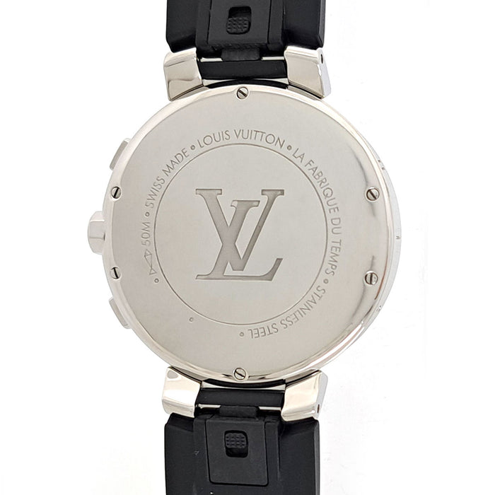 LOUIS VUITTON 
Tambour Moonstar MM Chronographe 
Avec boîte et certificat d'authenticité