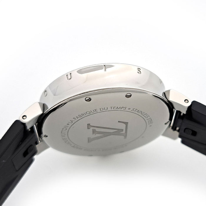 LOUIS VUITTON 
Tambour Moonstar MM Chronographe 
Avec boîte et certificat d'authenticité
