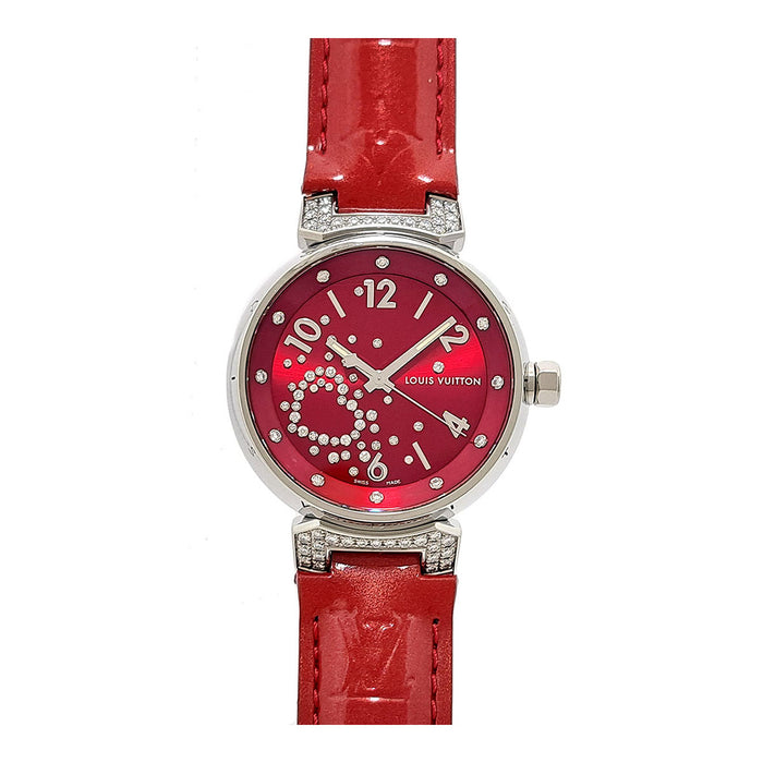 LOUIS VUITTON 
Tambour Physique Cœur Diamant 
Avec boîte et certificat d'authenticité