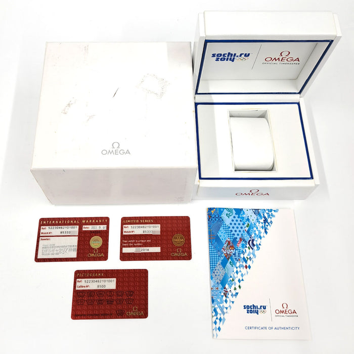 OMEGA 
Seamaster Planet Ocean Sochi Olimpiadi 2014 Edizione Limitata 
Con scatola e garanzia