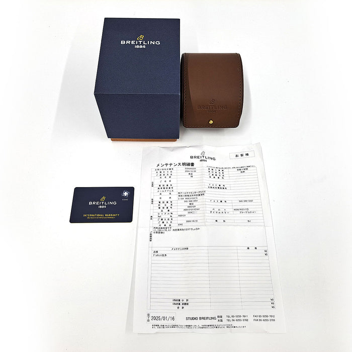 BREITLING 
Navitimer B01 Chronograph 43 
With box and warranty card