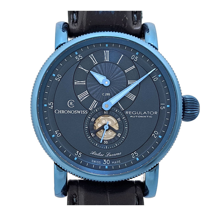 Chronoswiss
调节器 经典 蓝钢
带盒子和证书
