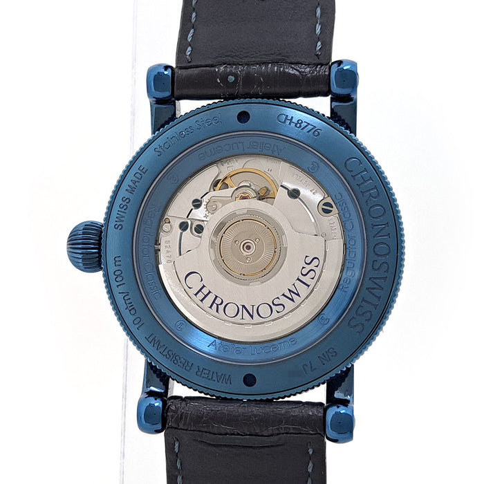 Chronoswiss
调节器 经典 蓝钢
带盒子和证书