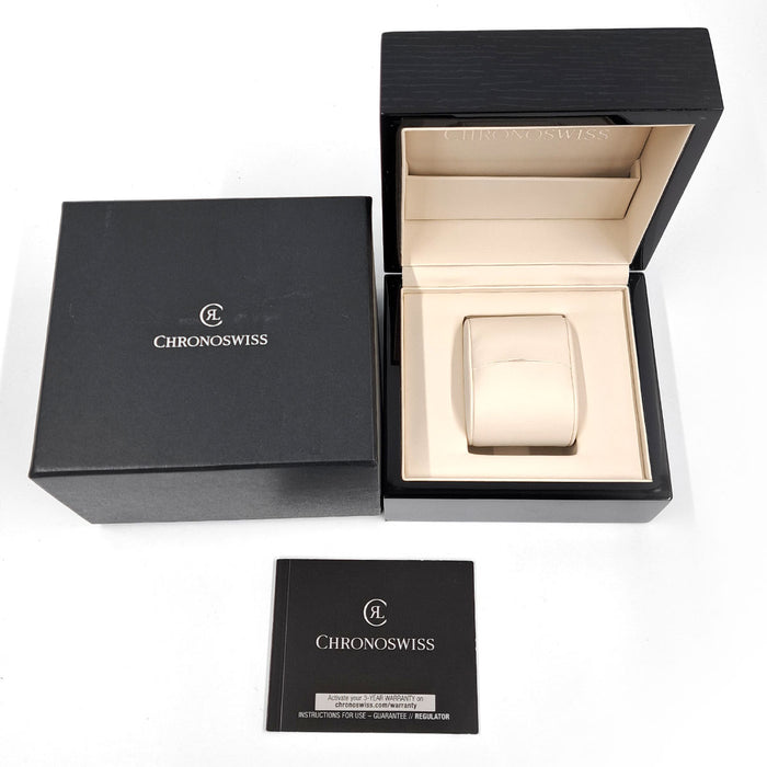 Chronoswiss
调节器 经典 蓝钢
带盒子和证书