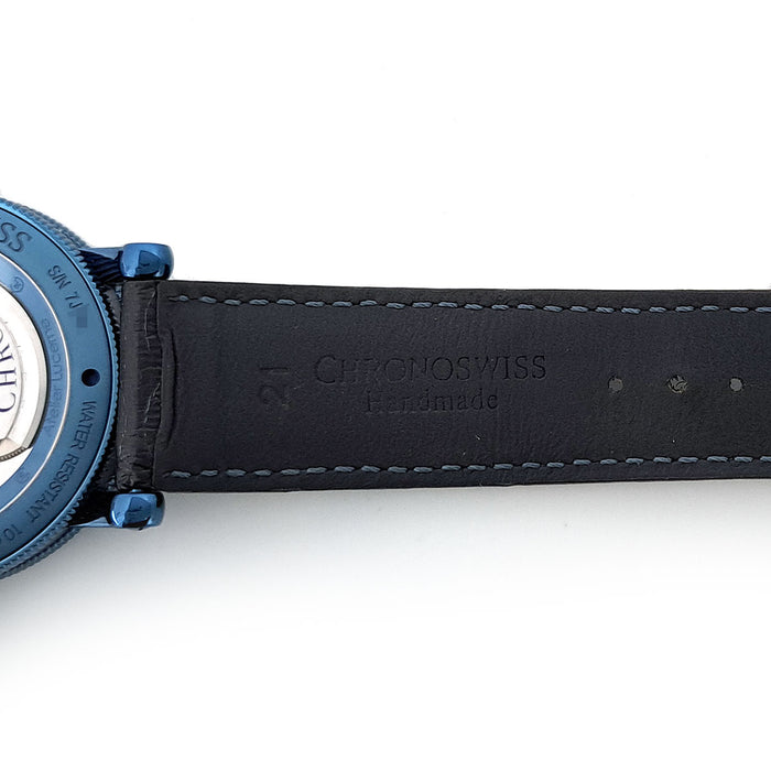 Chronoswiss
调节器 经典 蓝钢
带盒子和证书