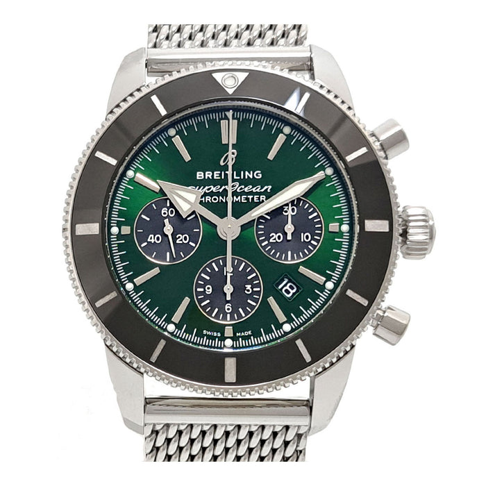 BREITLING 
Superocean Heritage Chronograph 44 Green Dial 
With Box and Warranty Card