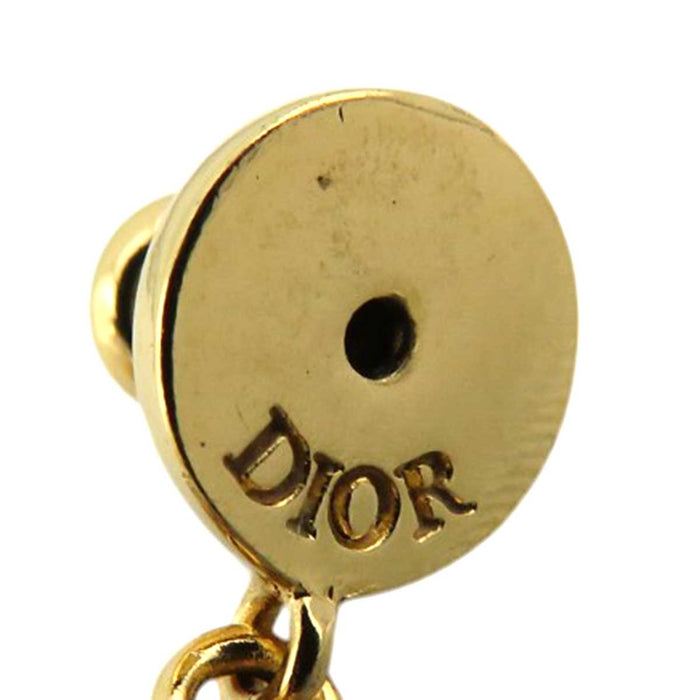 Dior 
Clair D Lune ハートチャーム ゴールドトーンメタル 
クレール ディー リュヌ ピアス