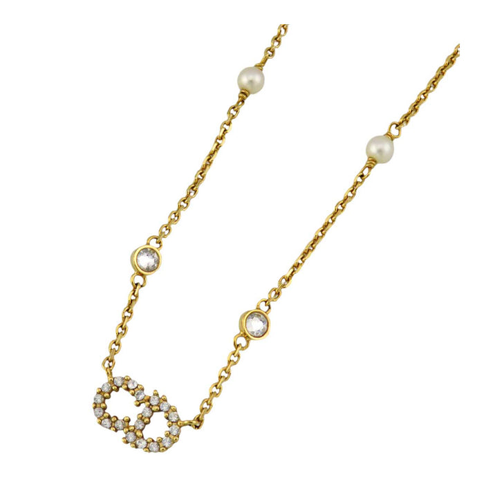 Dior 
Clair D Lune ロゴ ゴールドトーンメタル 
クレール ディー リュヌ ネックレス