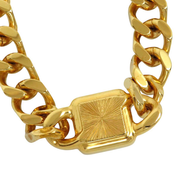 CHANEL
B20K COCO CC Gold Color Metal Curve Chain
Coco Mark Square Cotton Pearl Chain Necklace
