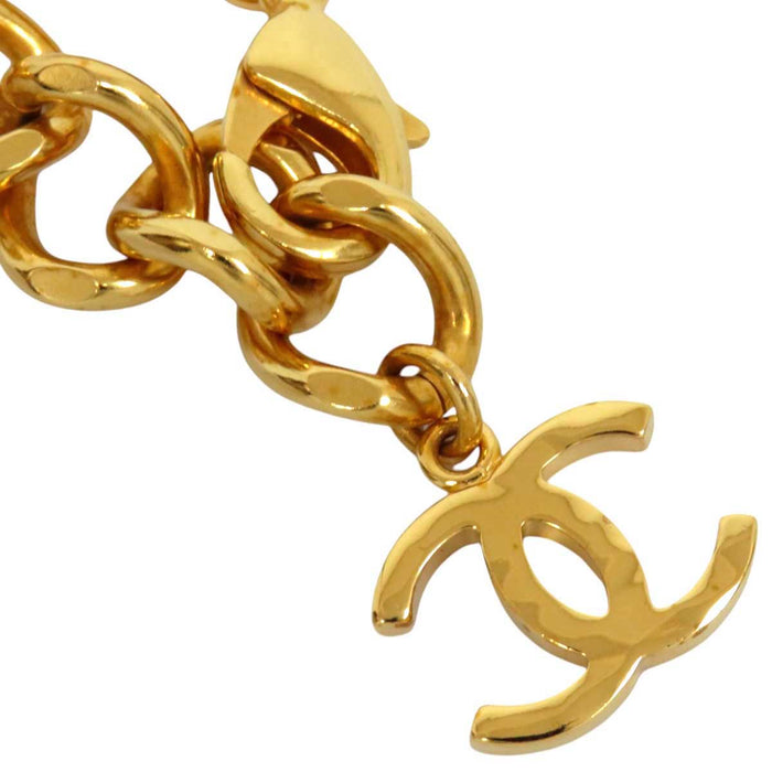 CHANEL
B20K COCO CC Gold Color Metal Curve Chain
Coco Mark Square Cotton Pearl Chain Necklace