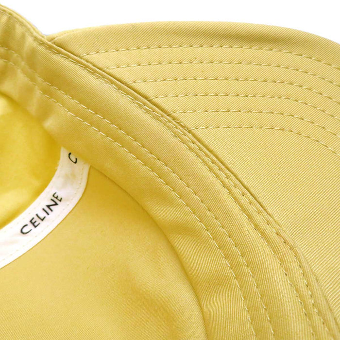 CELINE 
コットン 
ロゴ エンブロイダリー ベースボールキャップ