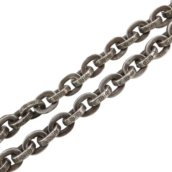 CHROME HEARTS 
8inch PAPER CHAIN CH ロゴ シルバー 
ペーパーチェーン ブレスレット 8インチ