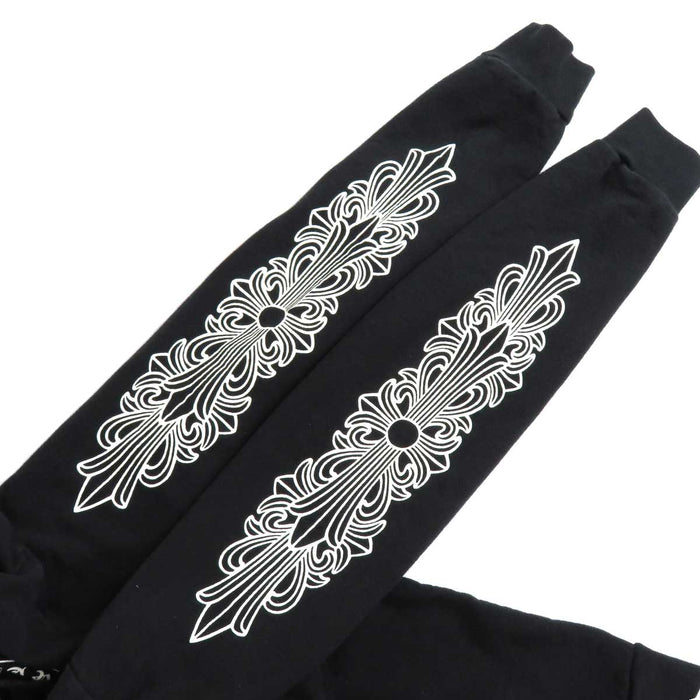 CHROME HEARTS 
CH ロゴ スウェット コットン 裏起毛 
ホースシュー フローラルクロス フーディ