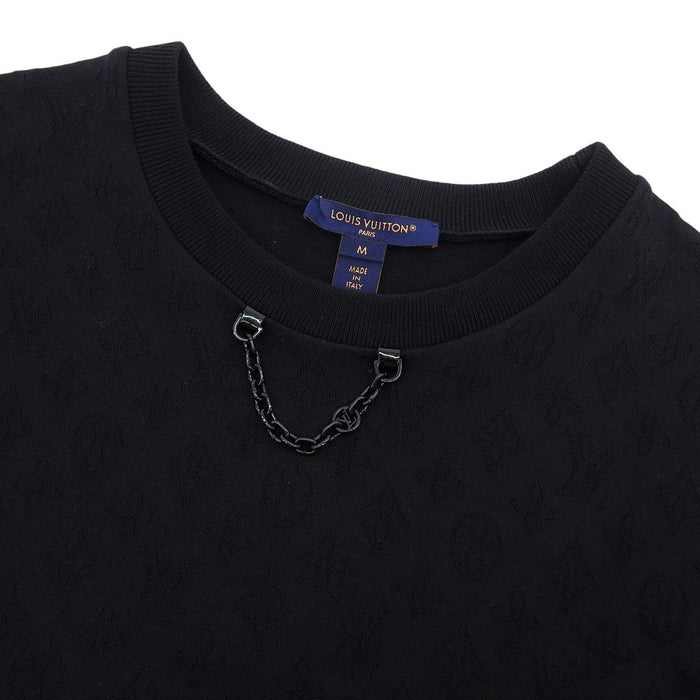 LOUIS VUITTON 
1AFTN6 LVチェーン 
モノグラム ジャカード Tシャツ